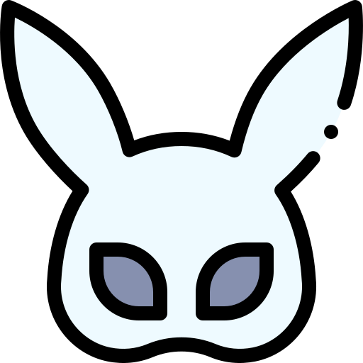 Rabbit Detailed Rounded Lineal color icon