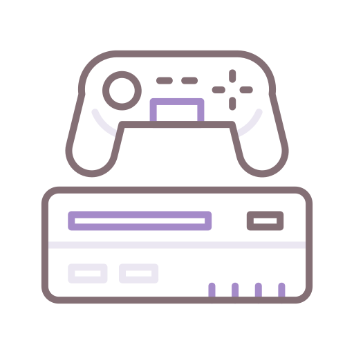 Игровая консоль Flaticons Lineal Color иконка