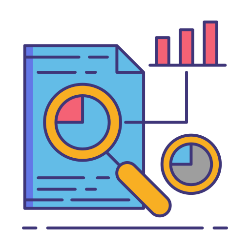 Data analysis Flaticons Lineal Color icon