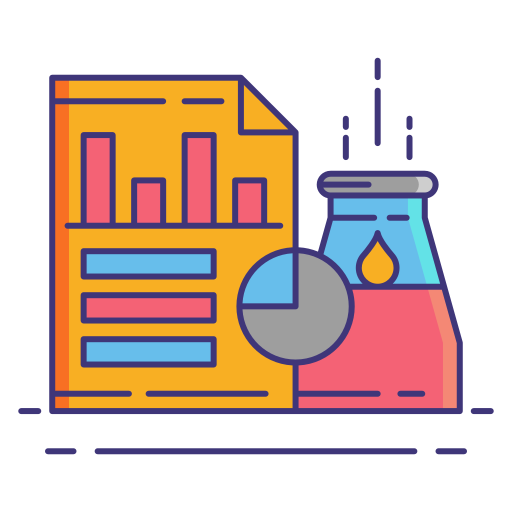 investigación científica Flaticons Lineal Color icono