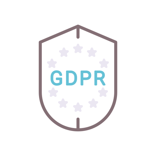 gdpr Flaticons Lineal Color иконка