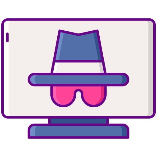 incognito Flaticons Lineal Color icona