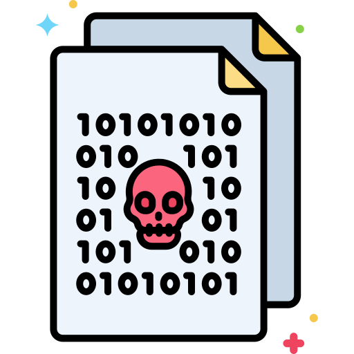 malware Flaticons Lineal Color icon