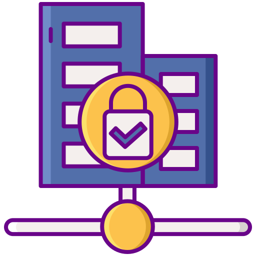 Cyber security Flaticons Lineal Color icon