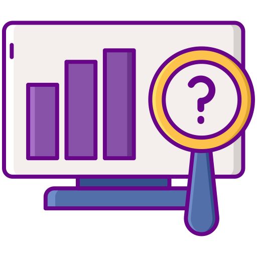 Analytics Flaticons Lineal Color icon
