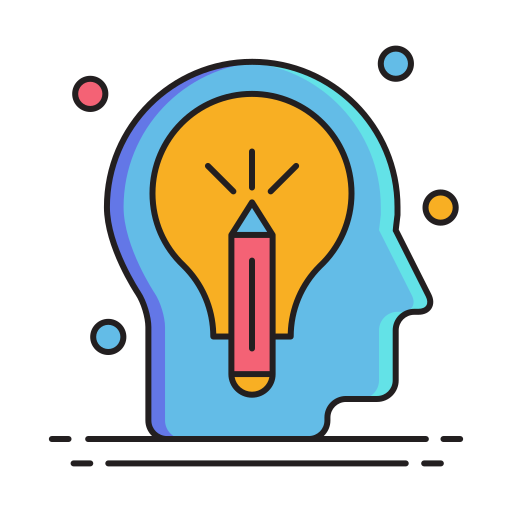 Creative thinking Flaticons Lineal Color icon