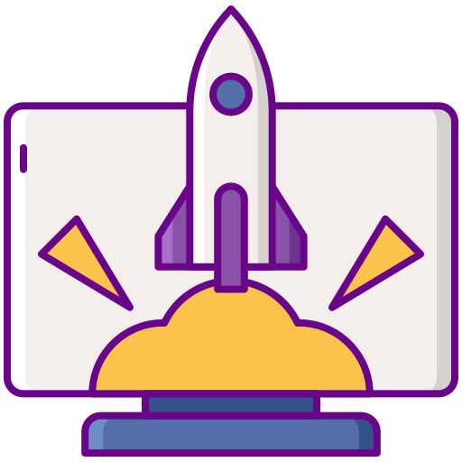 Startup Flaticons Lineal Color icon