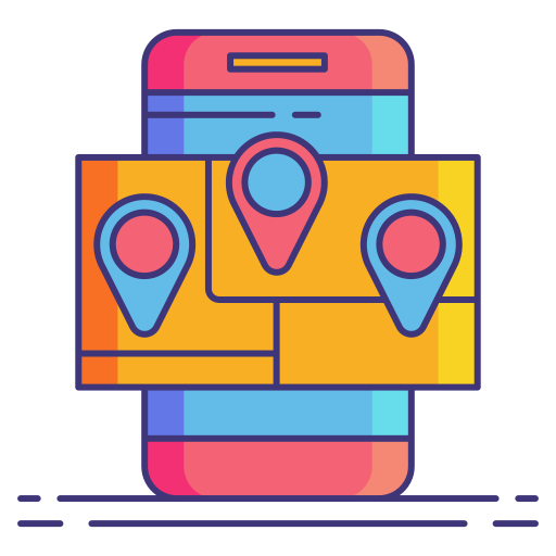 navigation Flaticons Lineal Color icon