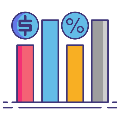 Data analytics Flaticons Lineal Color icon