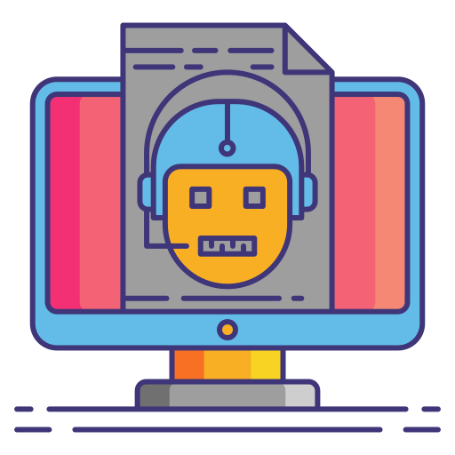 Bot Flaticons Lineal Color icon