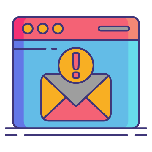 spam Flaticons Lineal Color Icône