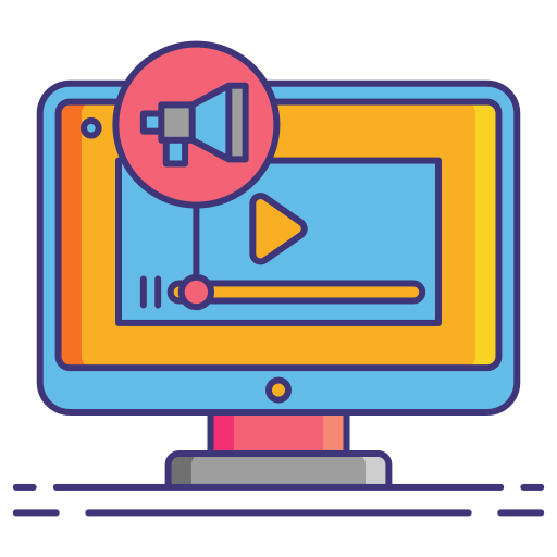 video Flaticons Lineal Color icona