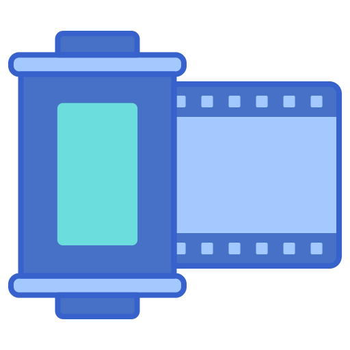 film Flaticons Flat icoon