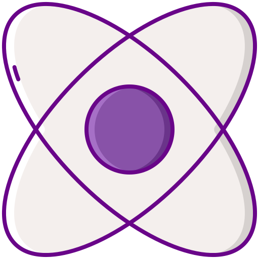 atom Flaticons Lineal Color ikona