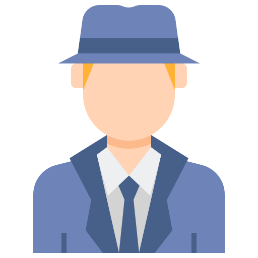 detective Flaticons Flat icoon