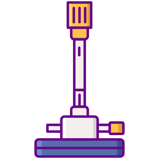 Bunsen burner Flaticons Lineal Color icon