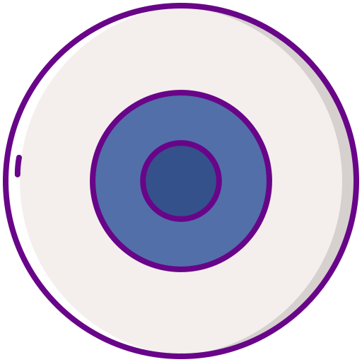 Eyeball Flaticons Lineal Color icon
