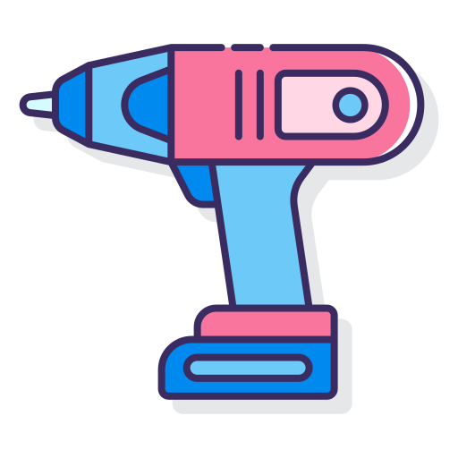 Cordless Flaticons Lineal Color icon