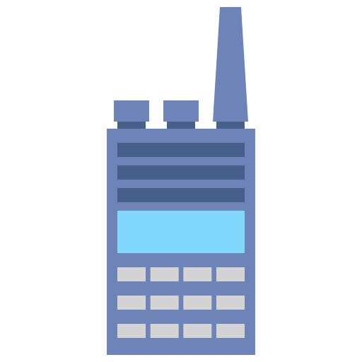 walkie talkie Flaticons Flat icono