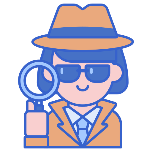 prive detective Flaticons Flat icoon