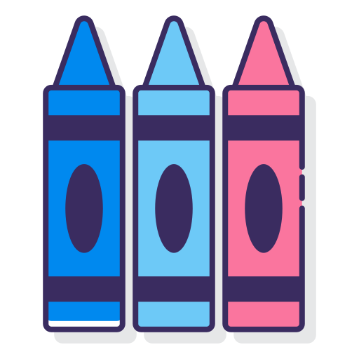 Crayon Flaticons Lineal Color icon