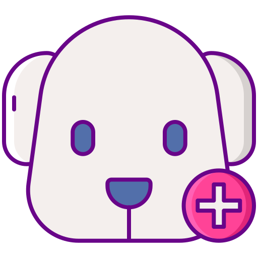 service hund Flaticons Lineal Color icon