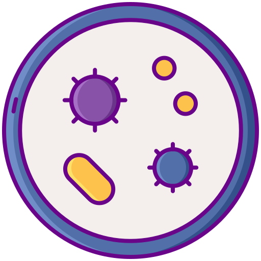 Petri dish Flaticons Lineal Color icon