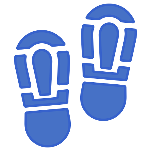 Shoe print Flaticons Flat icon
