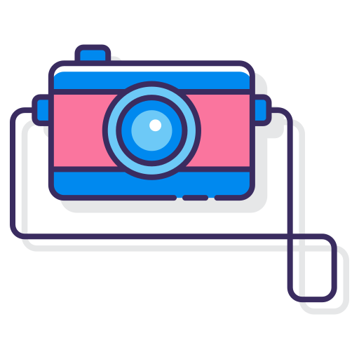 カメラ Flaticons Lineal Color icon