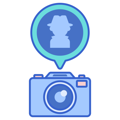spionage camera Flaticons Flat icoon