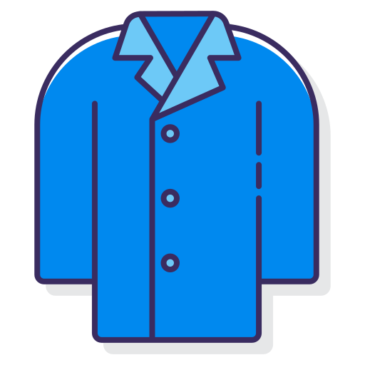 Long coat Flaticons Lineal Color icon