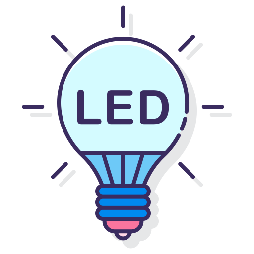 Led bulb Flaticons Lineal Color icon