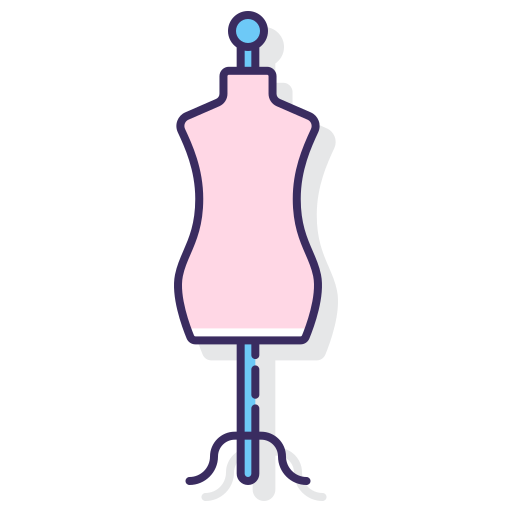 mannequin Flaticons Lineal Color icoon
