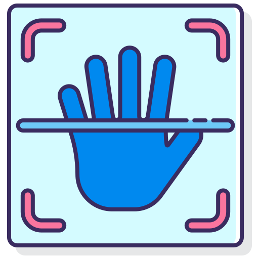 hand Flaticons Lineal Color icon