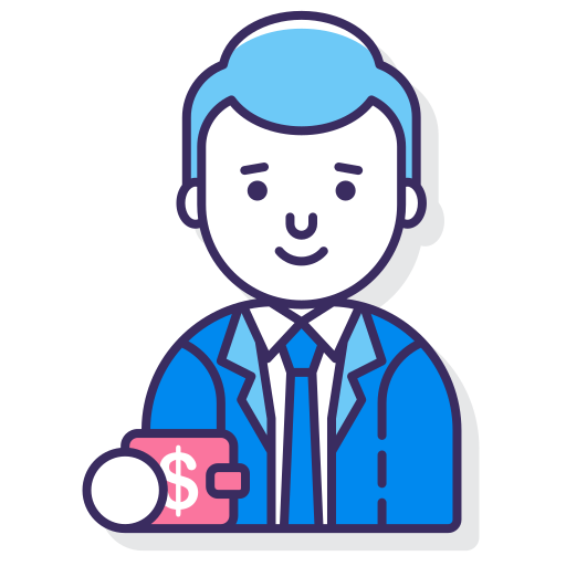 Male customer Flaticons Lineal Color icon