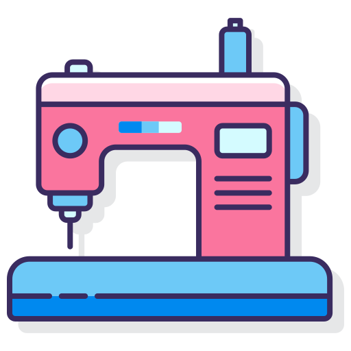 Sewing machine Flaticons Lineal Color icon