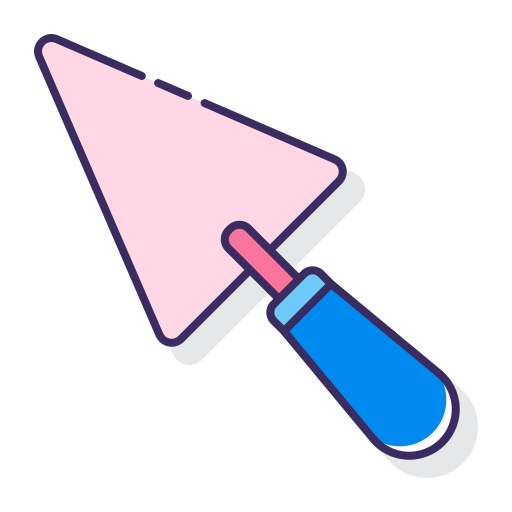Trowel Flaticons Lineal Color icon