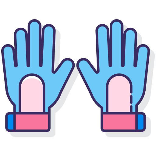 Gloves Flaticons Lineal Color icon