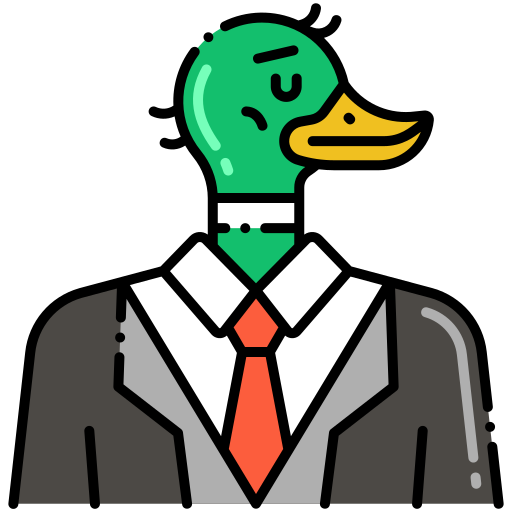 Lame duck Flaticons Lineal Color icon