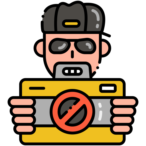 Paparazzi Flaticons Lineal Color icon