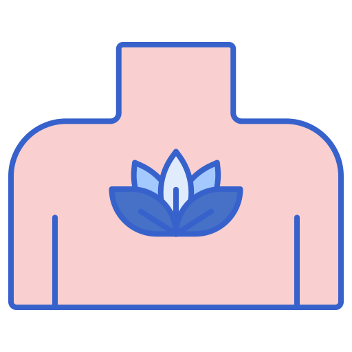 Верхняя часть тела Flaticons Lineal Color иконка
