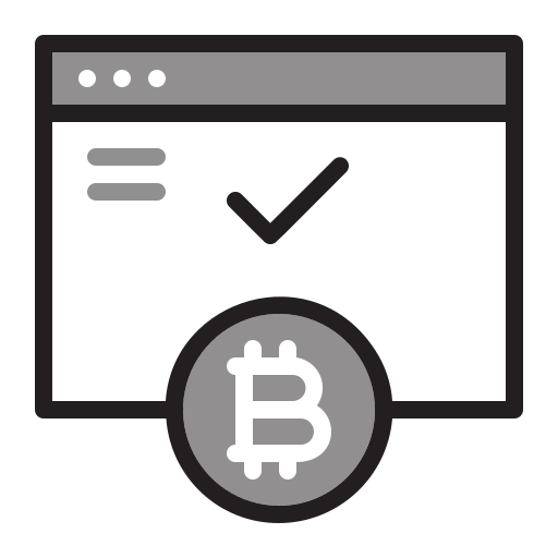 bitcoin accettato Generic Grey icona