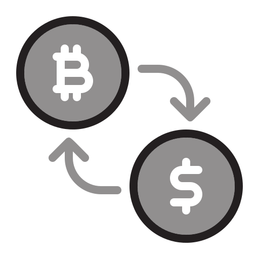 Money exchange Generic Grey icon