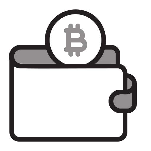billetera bitcoin Generic Grey icono
