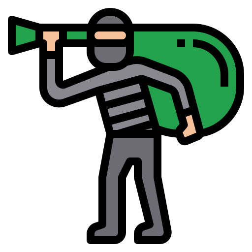 도둑 Generic Outline Color icon