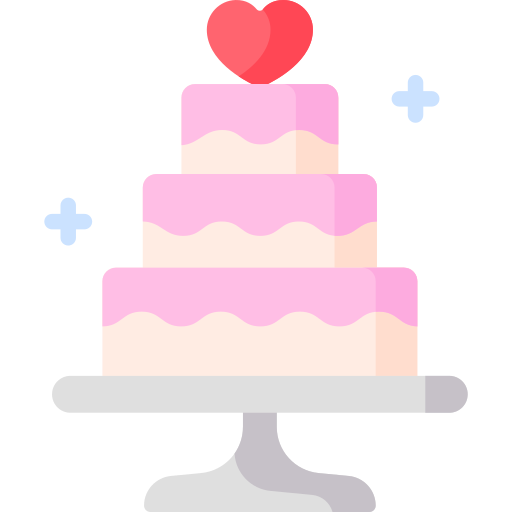Свадебный пирог Special Flat иконка