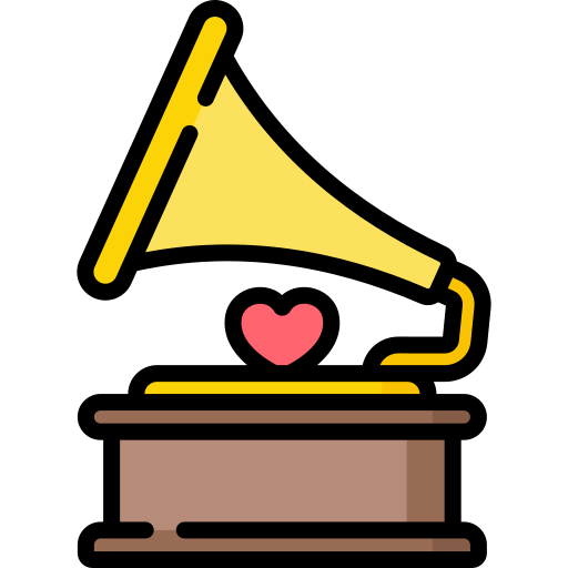 gramofon Special Lineal color ikona