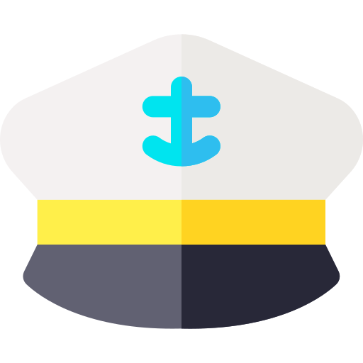 capitán Basic Rounded Flat icono