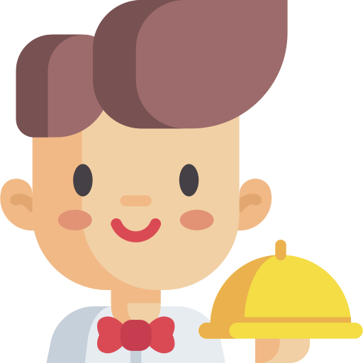 Waiter Special Flat icon