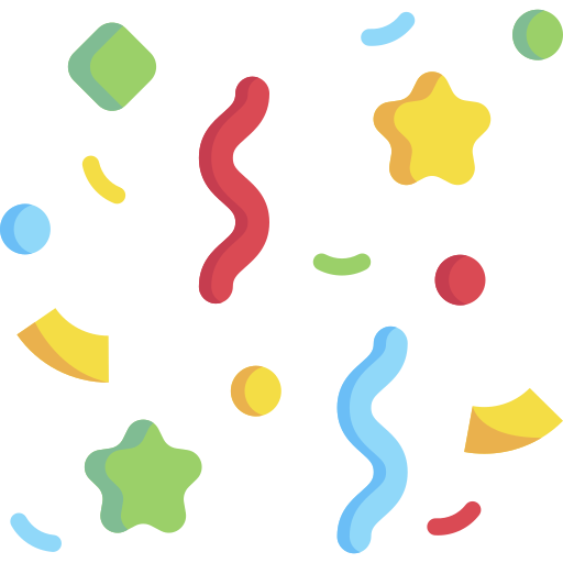 konfetti Special Flat icon